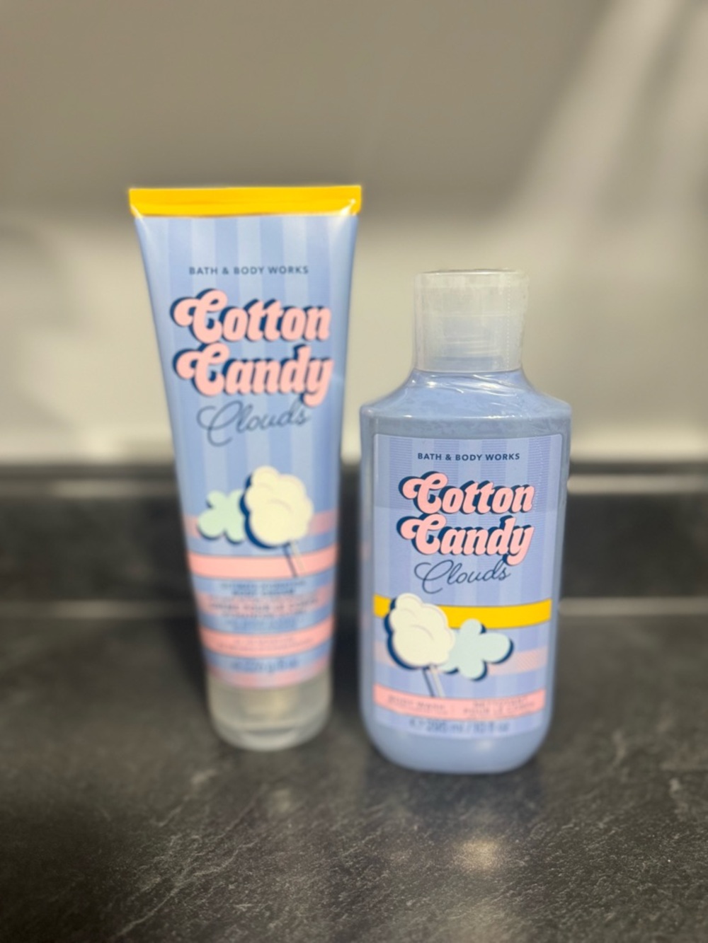 Bath & Body Works Cotton Candy Clouds Body Lotion - Light Blue